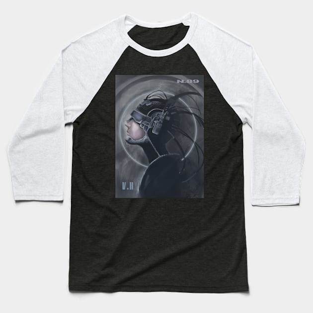 Cyberpunk Baseball T-Shirt by kohtart